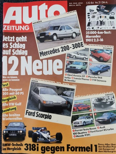 Auto zeitung 5 10 1984 - auto, nr.