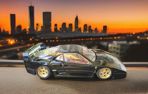 Ferrari schwarz pocher - schwarz,