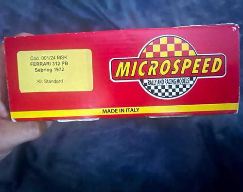 Microspeed ferrari 312 - ferrari, pb