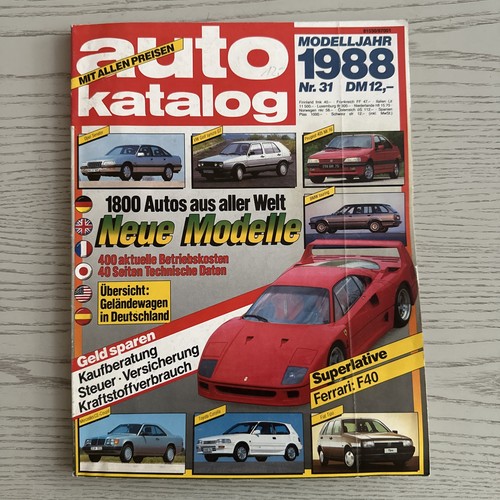 Auto katalog 1988 - auto, –